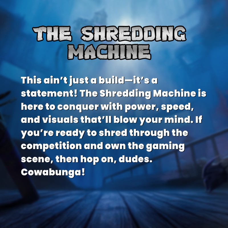 Shredder Build V2 Shredder Build V2